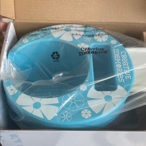 Creative Memories Floral Blue cup caddy